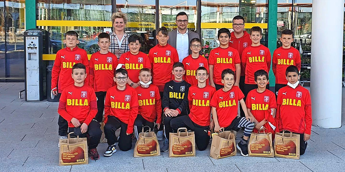 BILLA Cup: Regionalität bei der Genussmeile des Fußballspiels