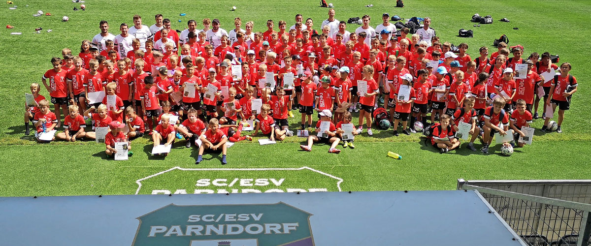 146 Kinder: Rekord beim 3. Parndorfer Kinderfußballcamp