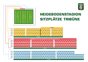 Heidebodenstadion Sitzplätze Tribüne